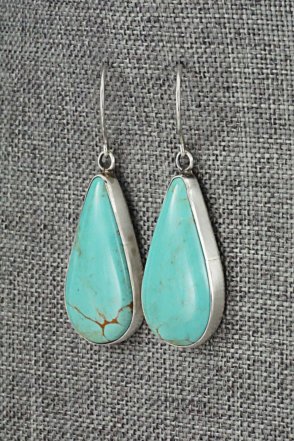 Turquoise & Sterling Silver Earrings - Rena Begay