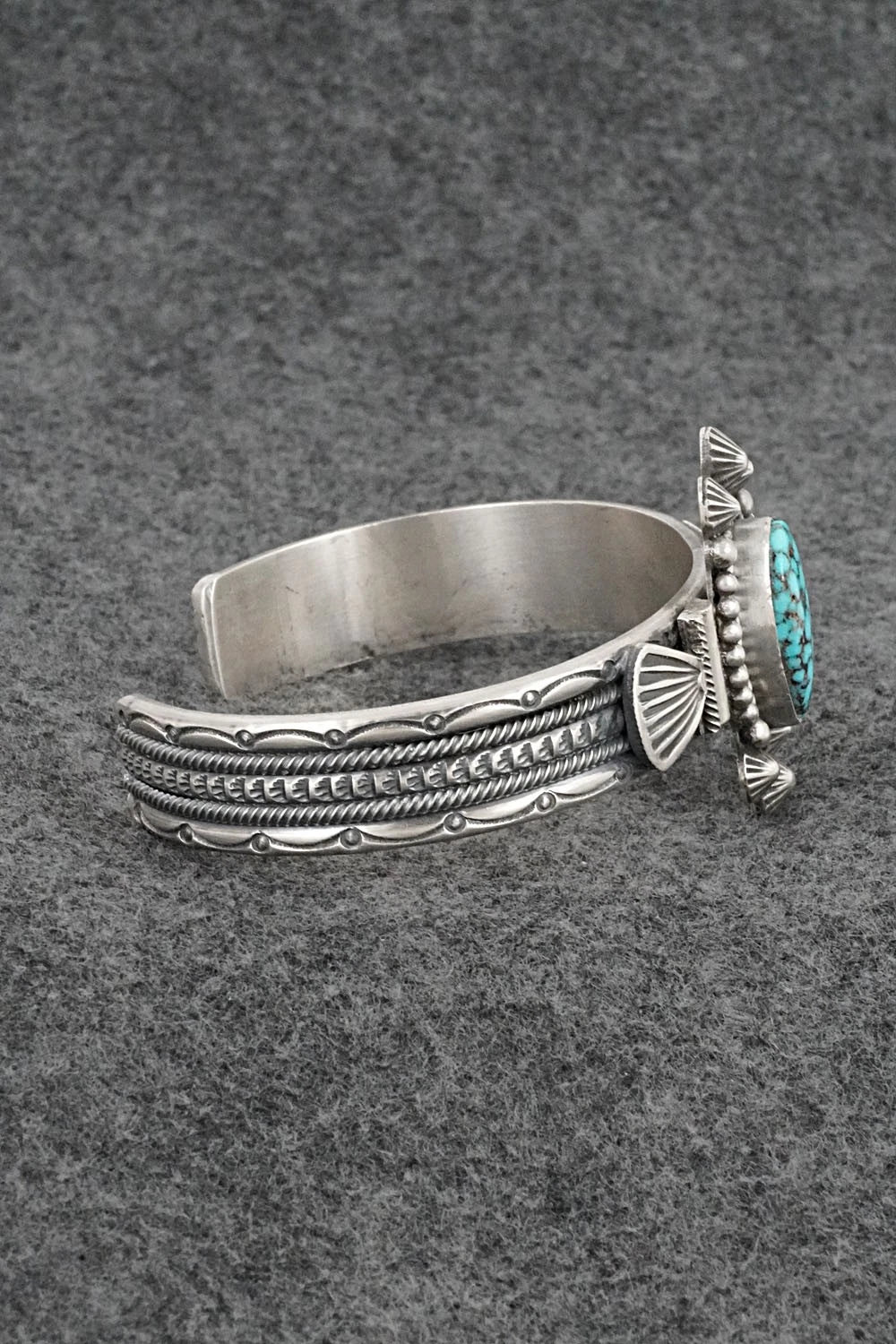 Turquoise & Sterling Silver Bracelet - Michael Calladitto
