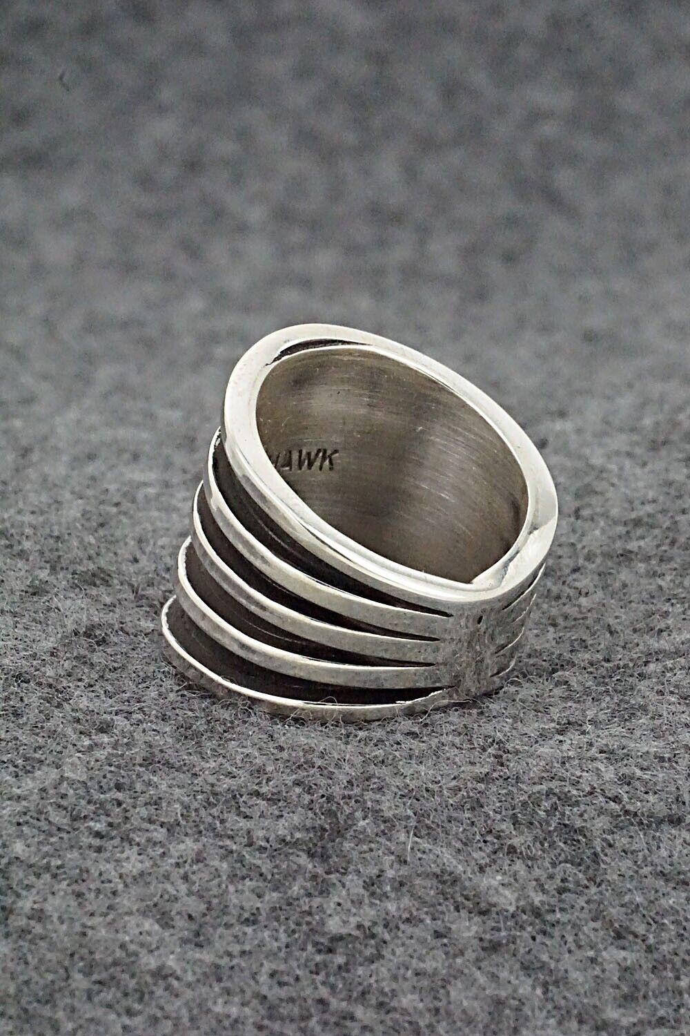 Sterling Silver Ring - Tom Hawk - Size 7.5