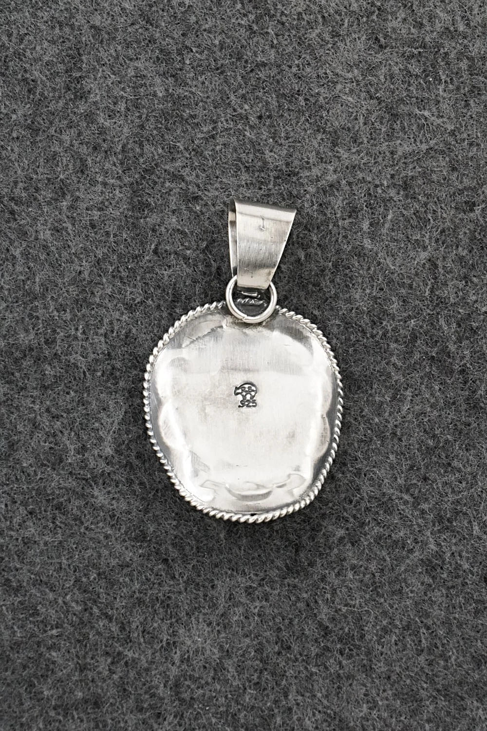 Turquoise & Sterling Silver Pendant - Bobby Platero