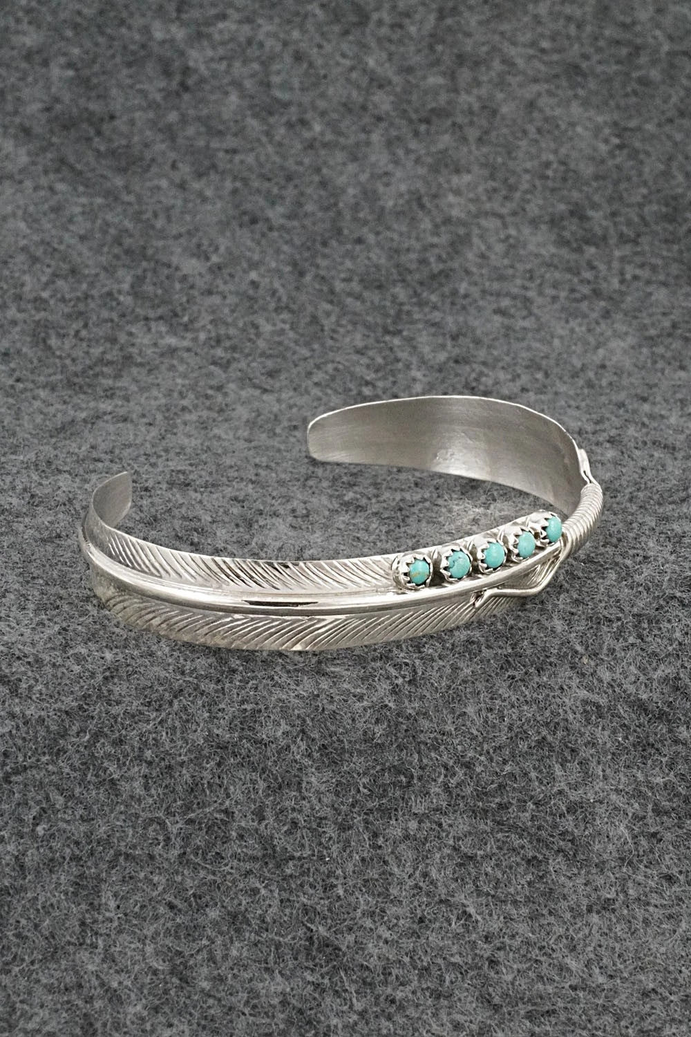 Turquoise and Sterling Silver Bracelet - Aaron Davis