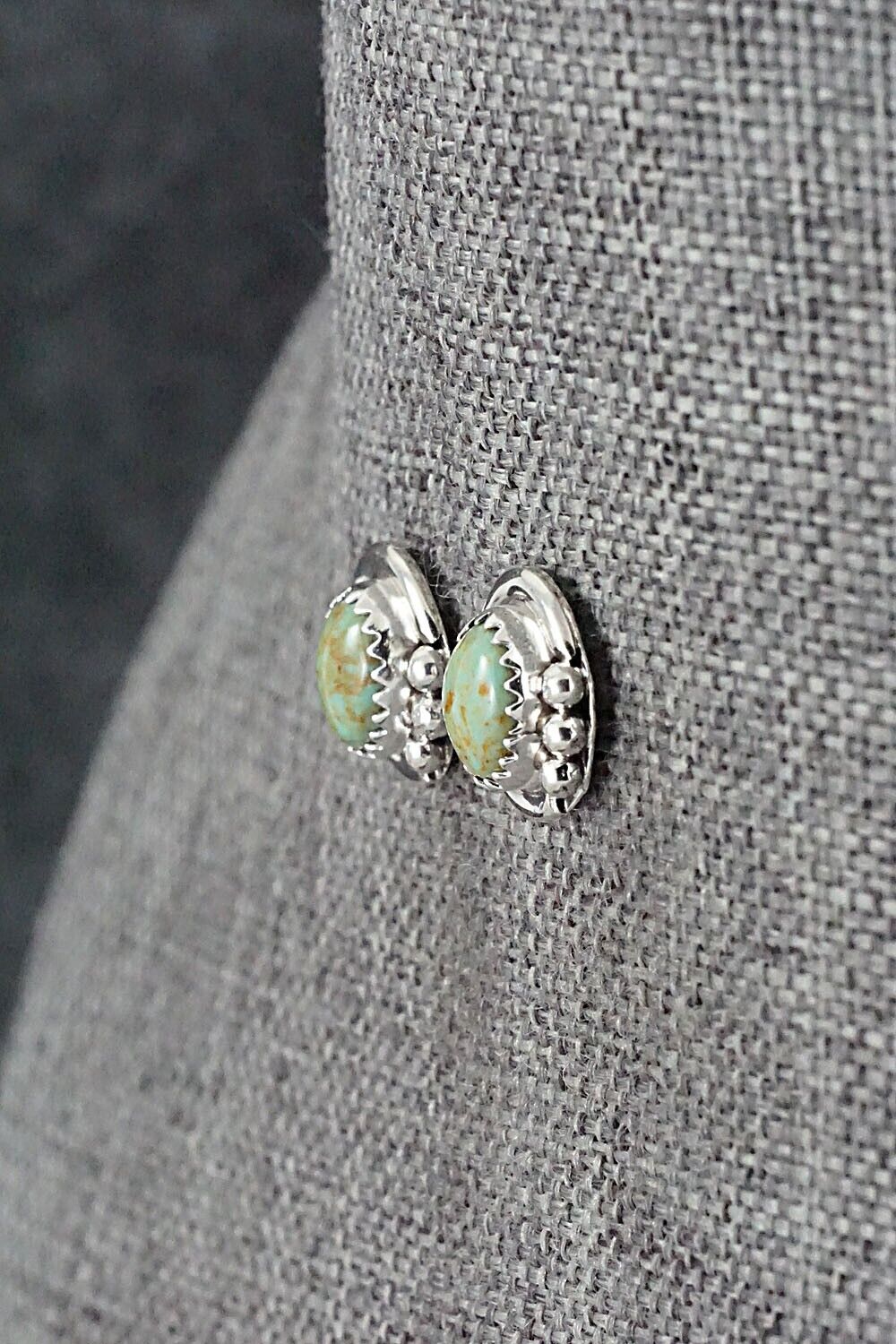 Turquoise & Sterling Silver Earrings - Rita Largo