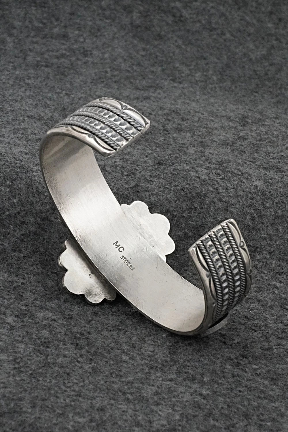 Turquoise & Sterling Silver Bracelet - Michael Calladitto