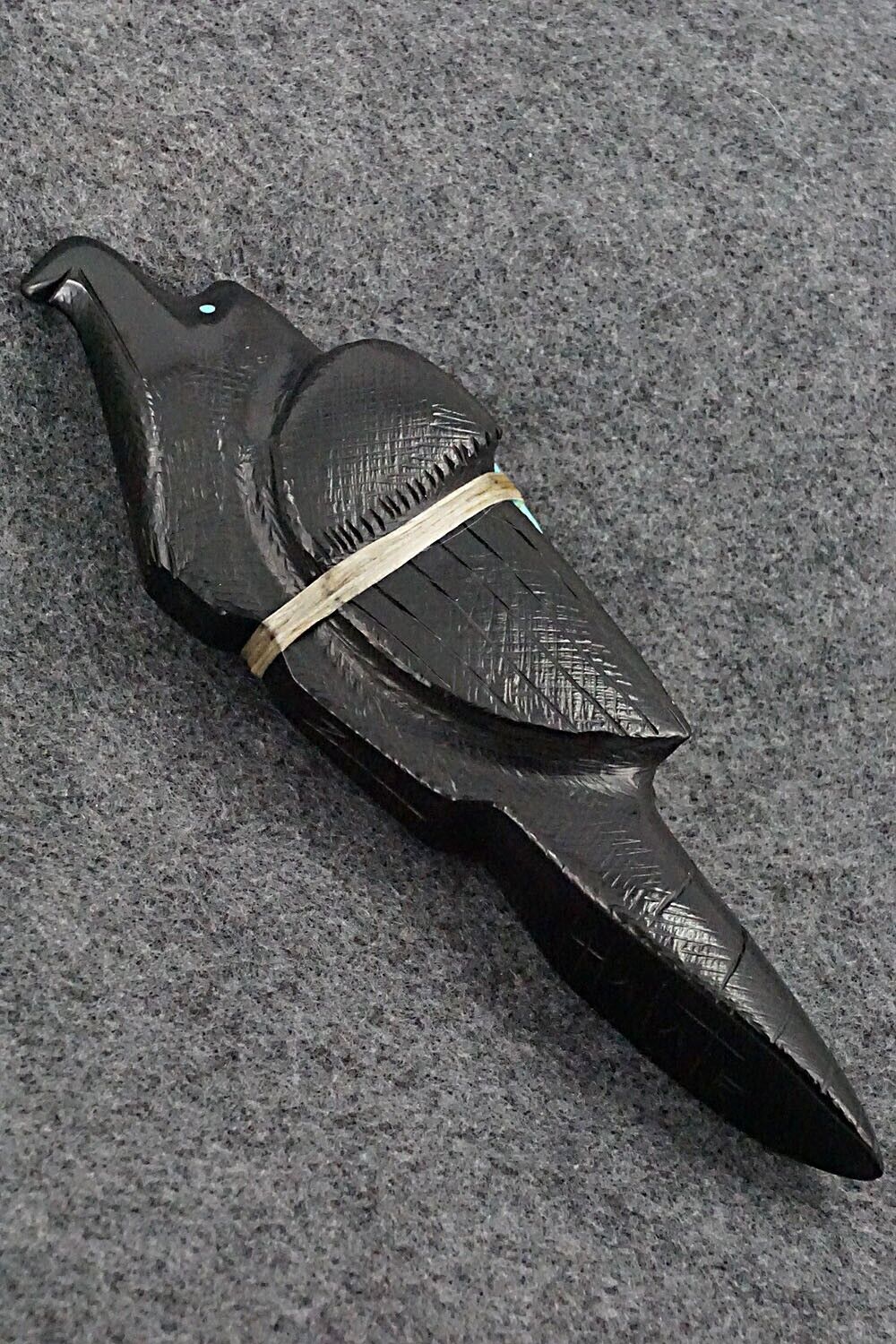 Eagle Zuni Fetish Carving - Herbert Halate