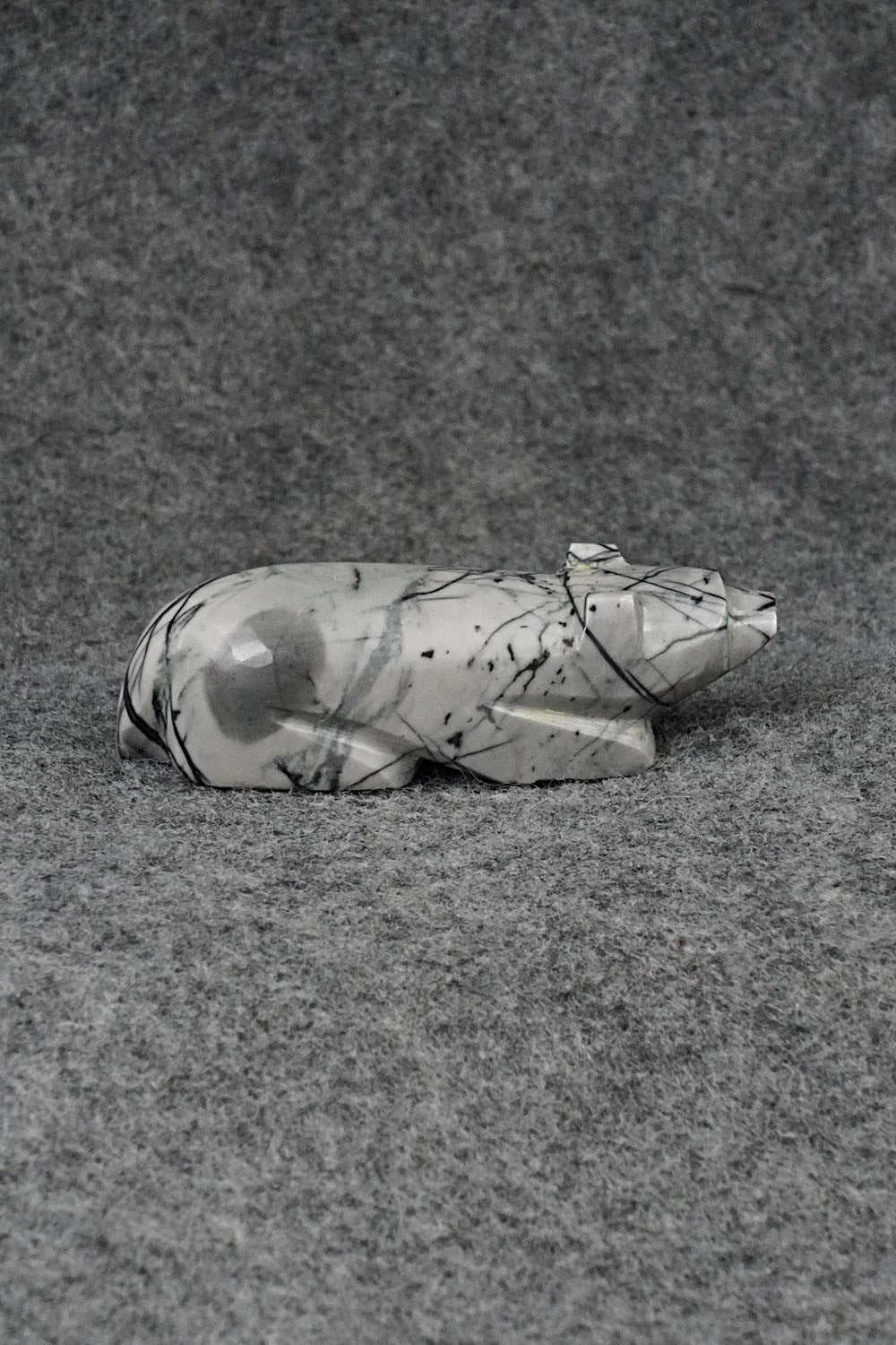 Badger Zuni Fetish Carving - Clayton Panteah