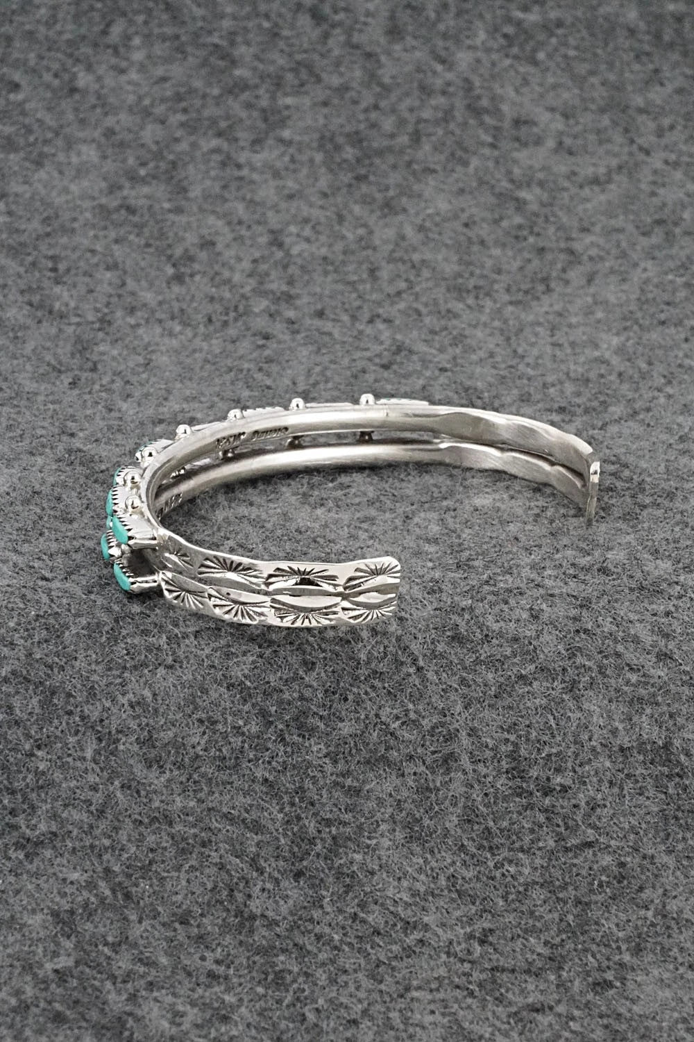 Turquoise & Sterling Silver Bracelet - Murray Hannaweeka