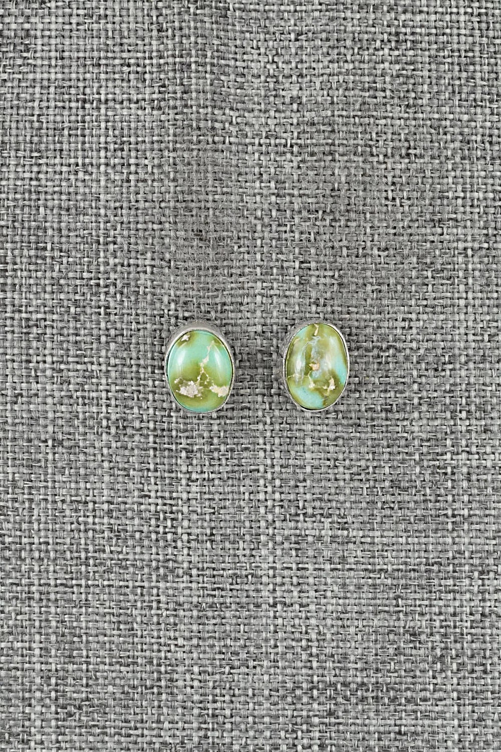 Turquoise & Sterling Silver Earrings - Rosemary Saunders