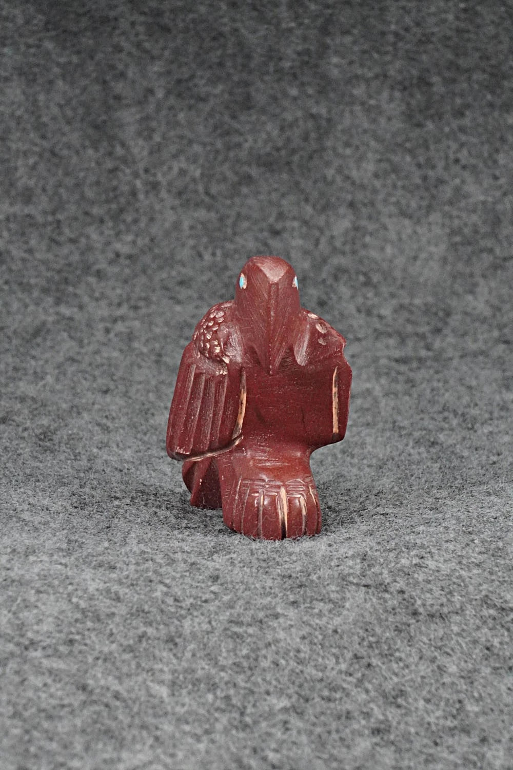 Eagle Zuni Fetish Carving - Gilbert Lonjose