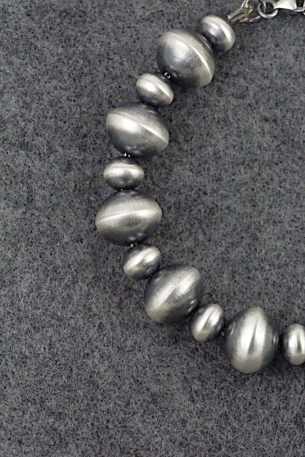 Sterling Silver Navajo Pearl Bracelet - Tonisha Haley