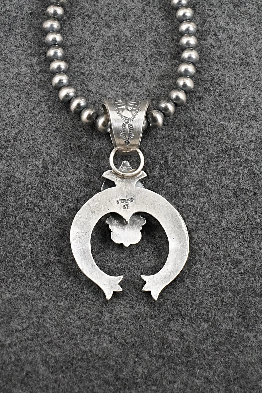 Turquoise & Sterling Silver Necklace - Samuel Yellowhair