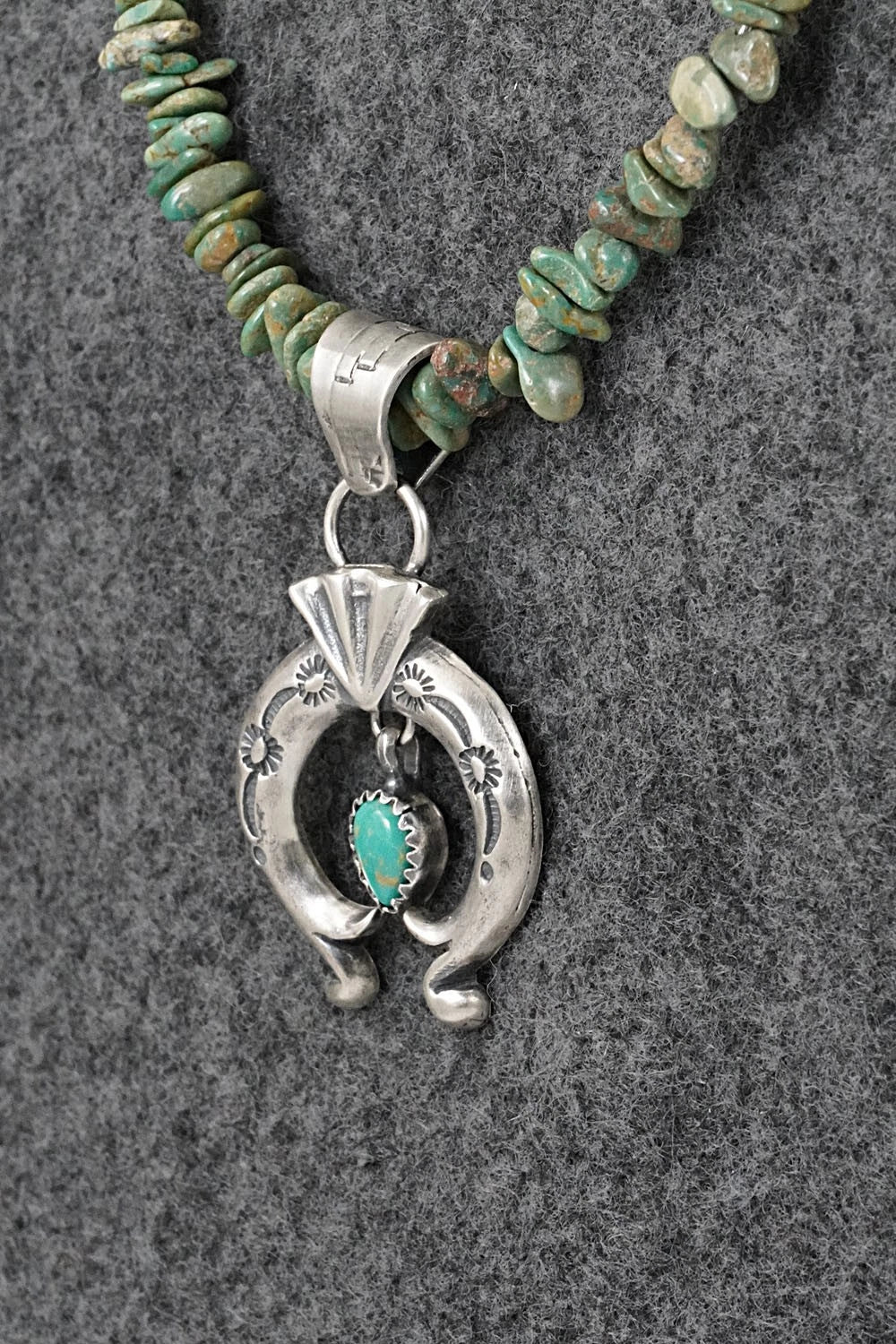 Turquoise & Sterling Silver Necklace - Sharon McCarthy