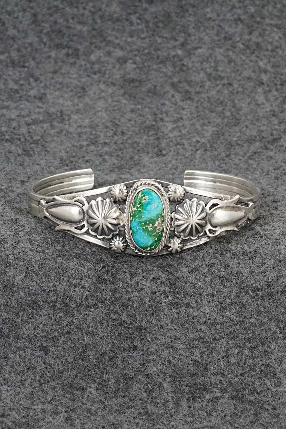 Turquoise & Sterling Silver Bracelet - Sharon McCarthy