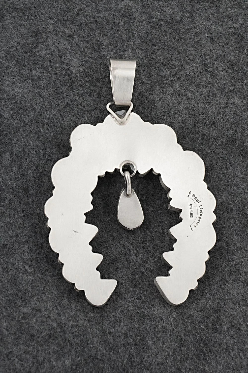 Spiny Oyster & Sterling Silver Pendant - Paul Livingston