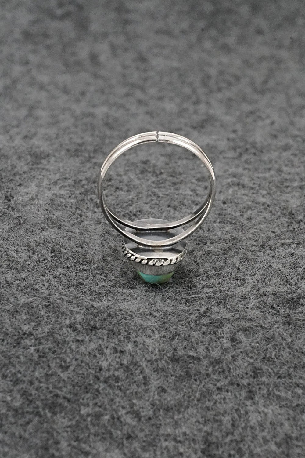 Turquoise & Sterling Silver Ring - Rosemary Saunders - Size 6