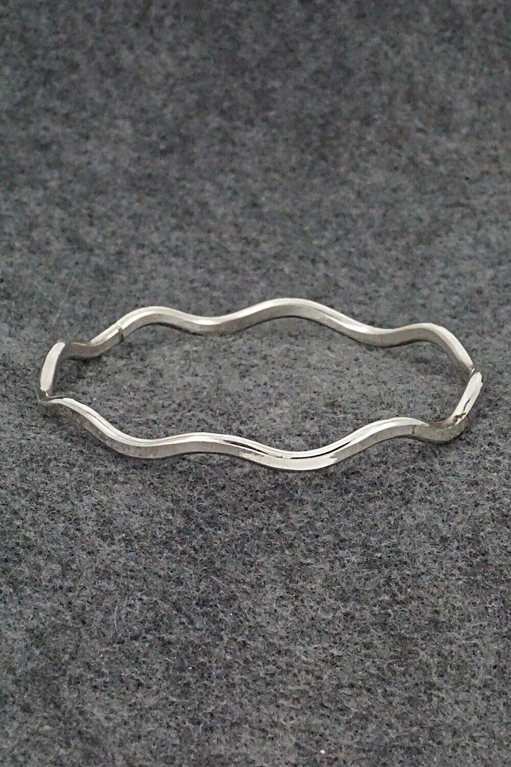 Sterling Silver Bangle Bracelet - Elaine Tahe