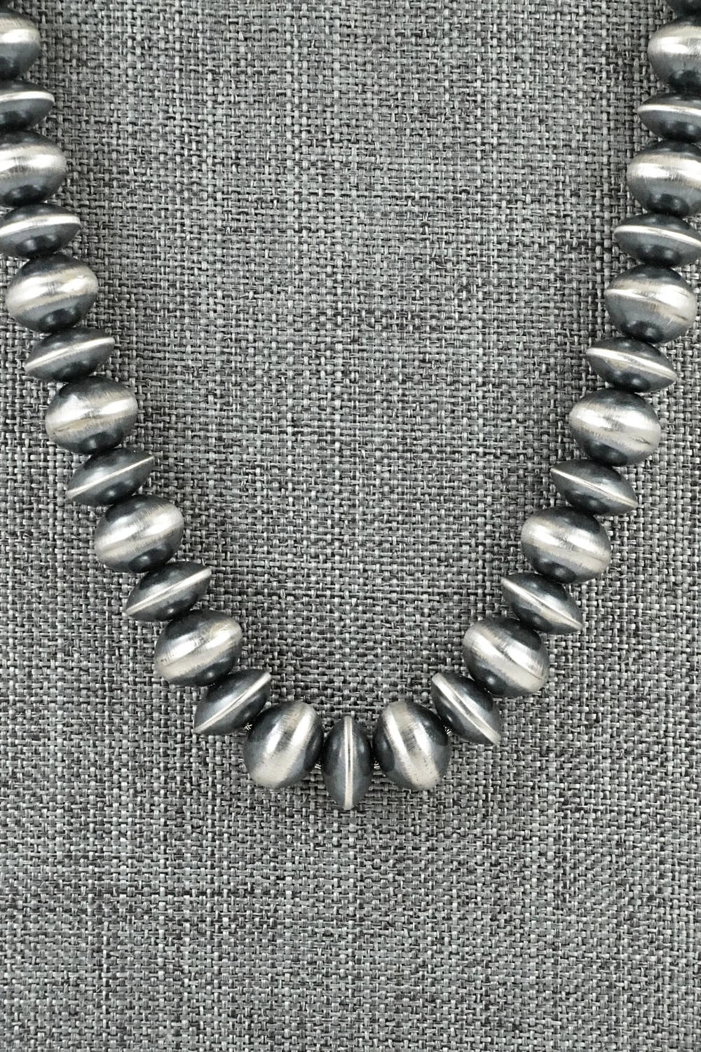 Sterling Silver Navajo Pearl Necklace 20" - Preston Haley