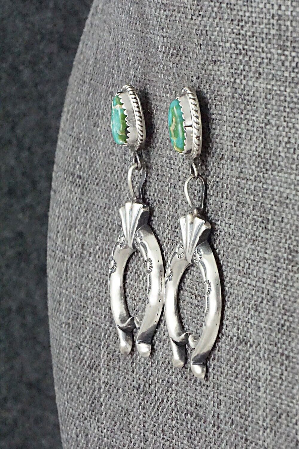Turquoise & Sterling Silver Earrings - Paige Gordon