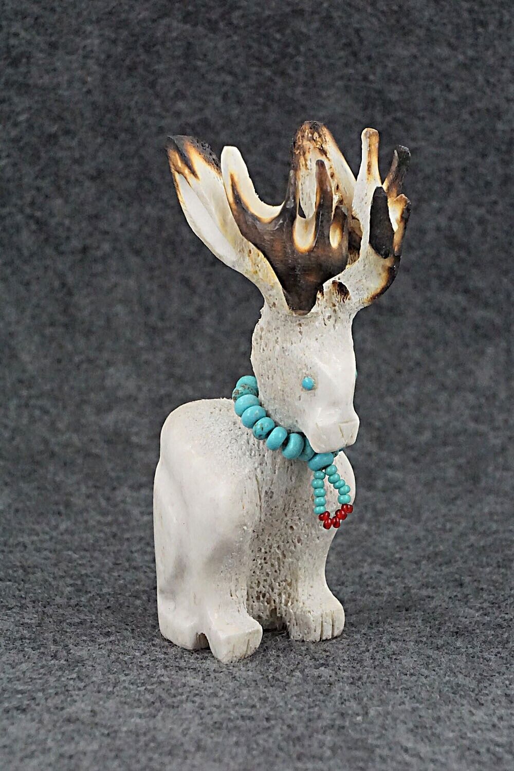 Jackalope Zuni Fetish Carving - Andres Lementino