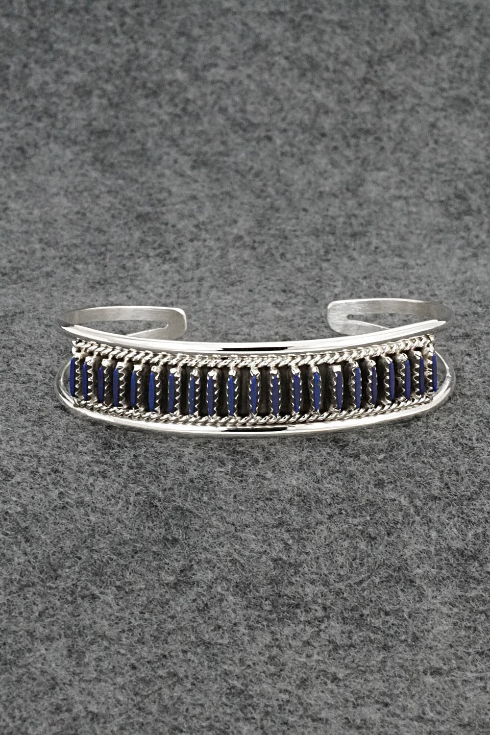 Lapis & Sterling Silver Bracelet - Roland Francisco