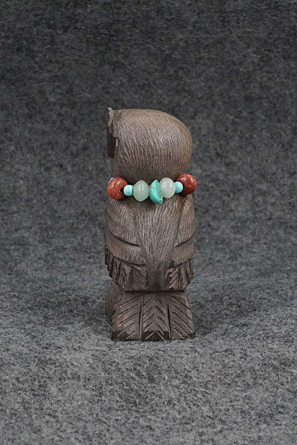Owl Zuni Fetish Carving - Douglas Martza