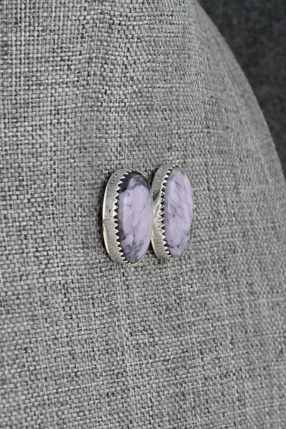 Morado & Sterling Silver Earrings - Murray Hannaweeka
