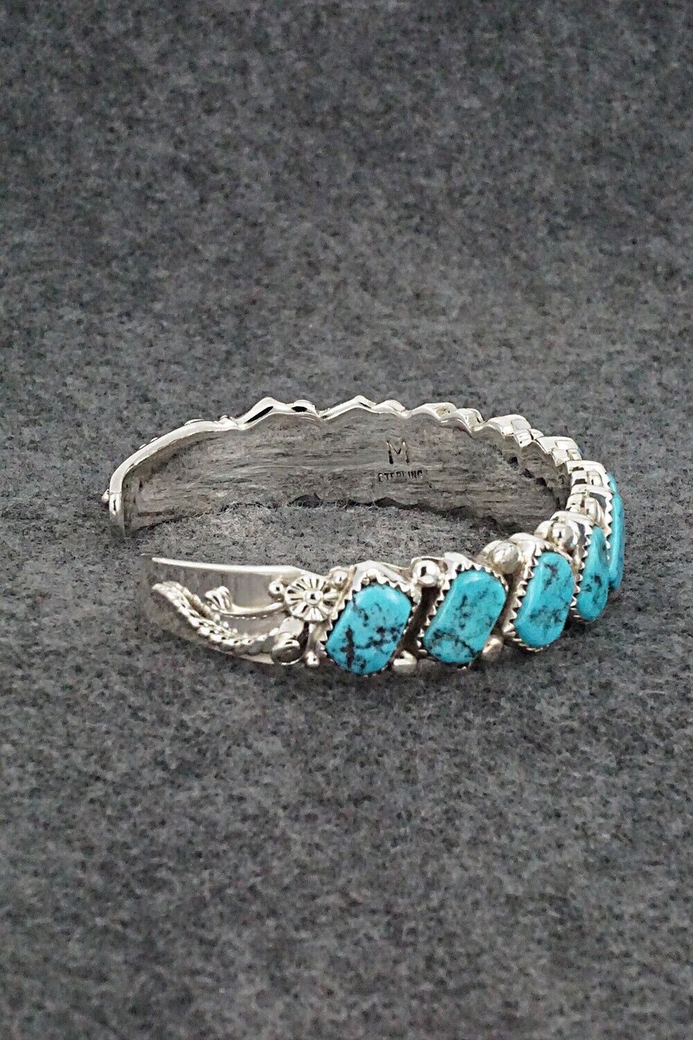 Turquoise & Sterling Silver Bracelet - Martin Muskett