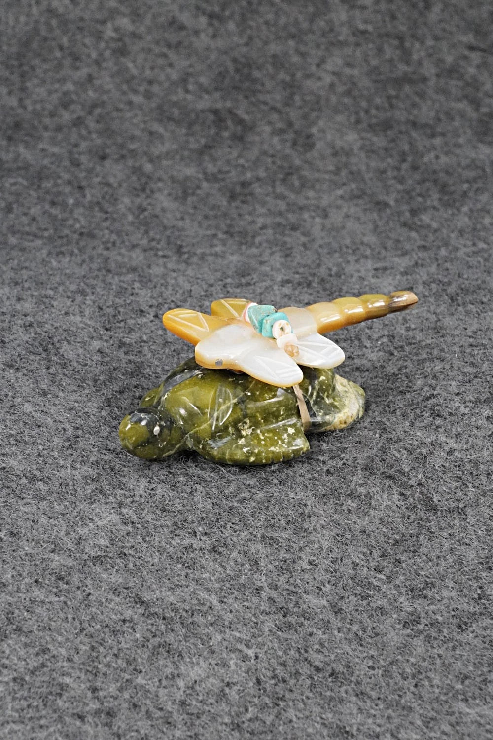 Turtle Zuni Fetish Carving - Daisy Rose Leonard