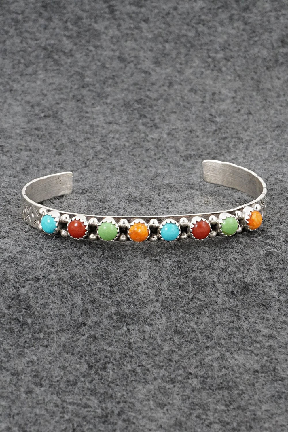 Multi-Stone & Sterling Silver Bracelet - Gaynell Parker