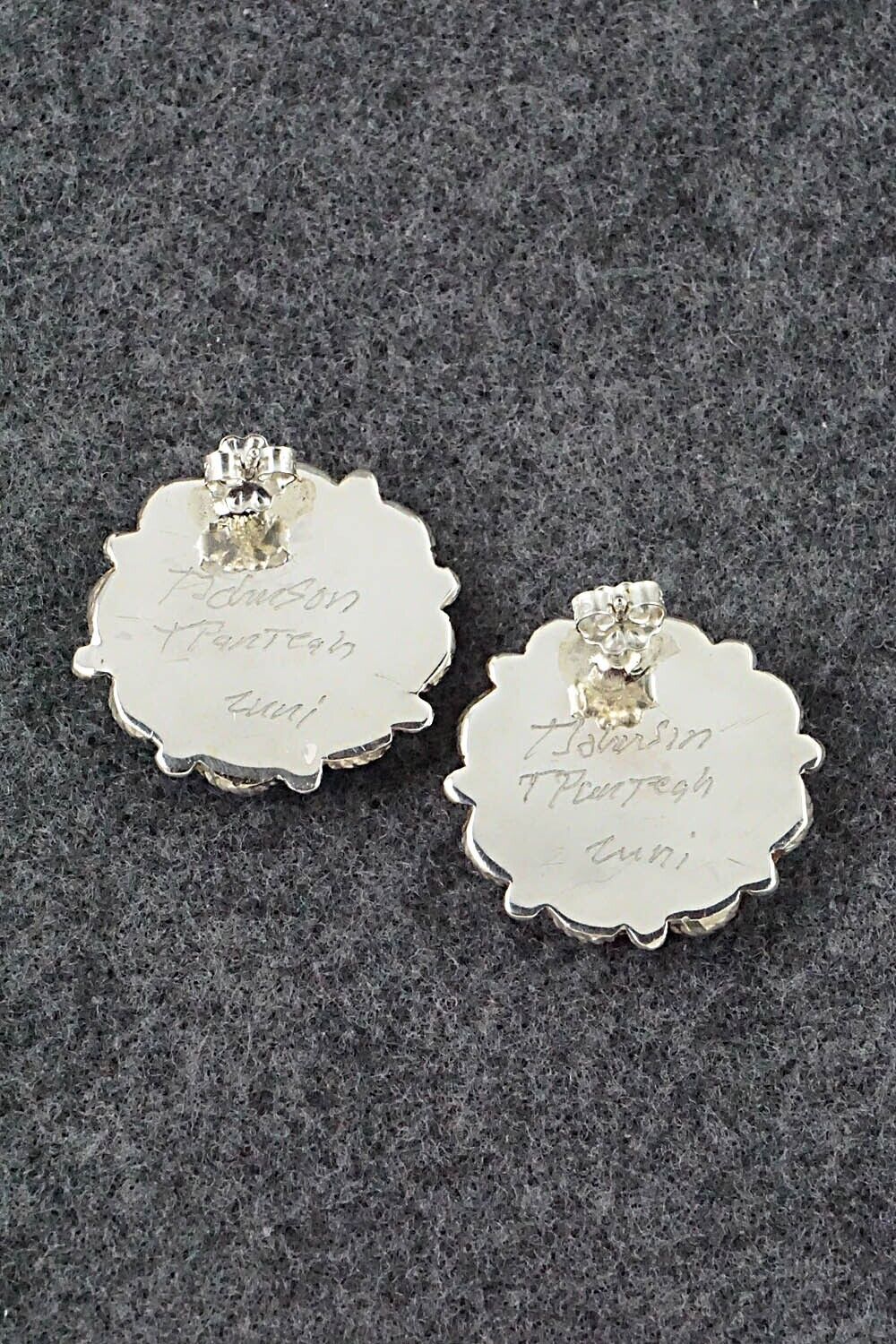Turquoise and Sterling Silver Earrings - Terrance Panteah