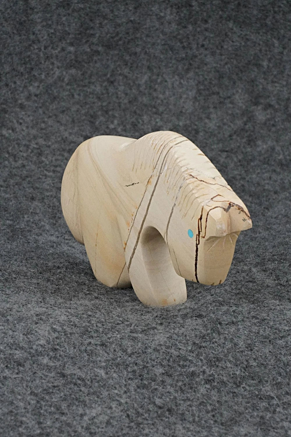Horse Zuni Fetish Carving - Kenric Laiwakete
