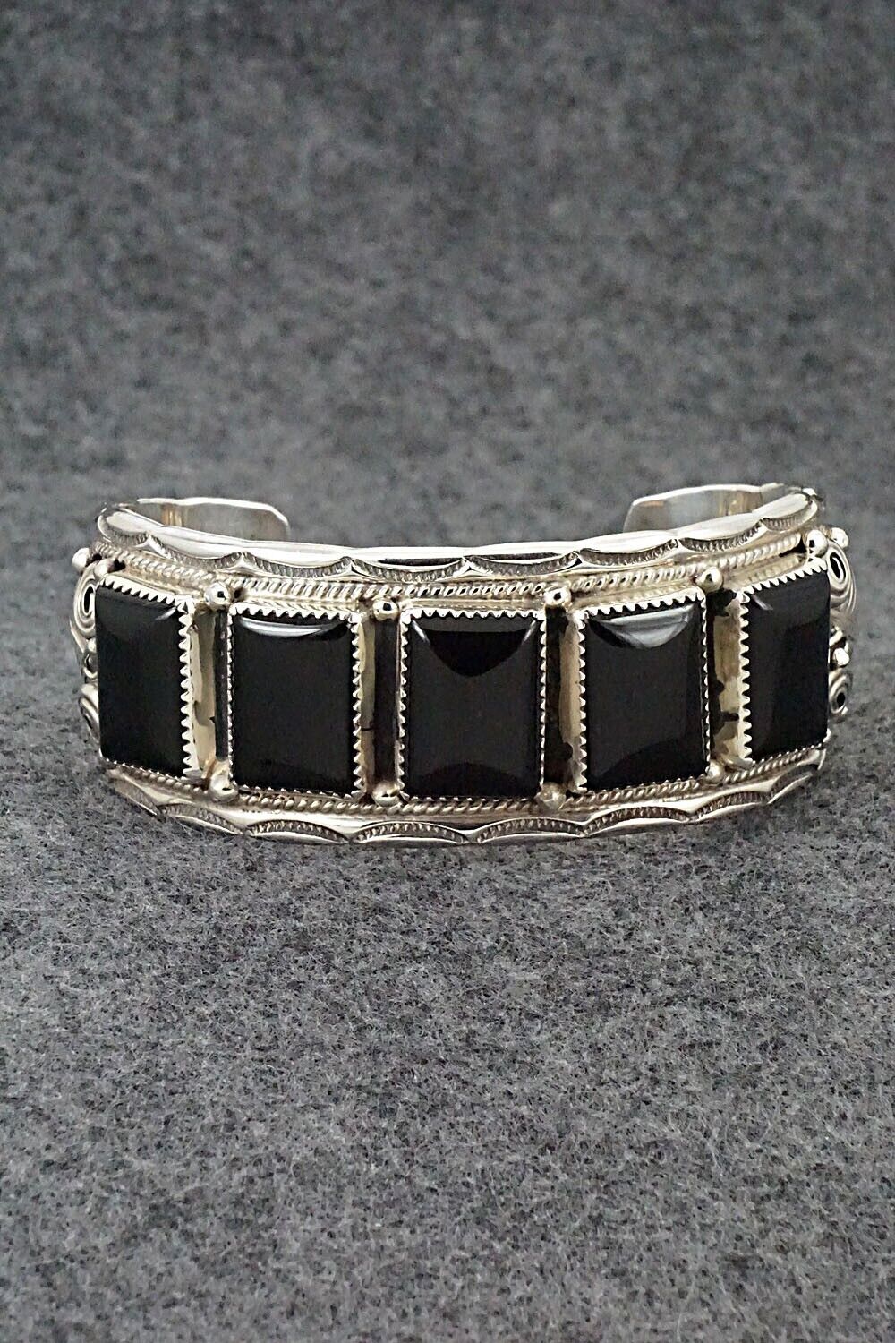 Onyx & Sterling Silver Bracelet - Darrell Morgan