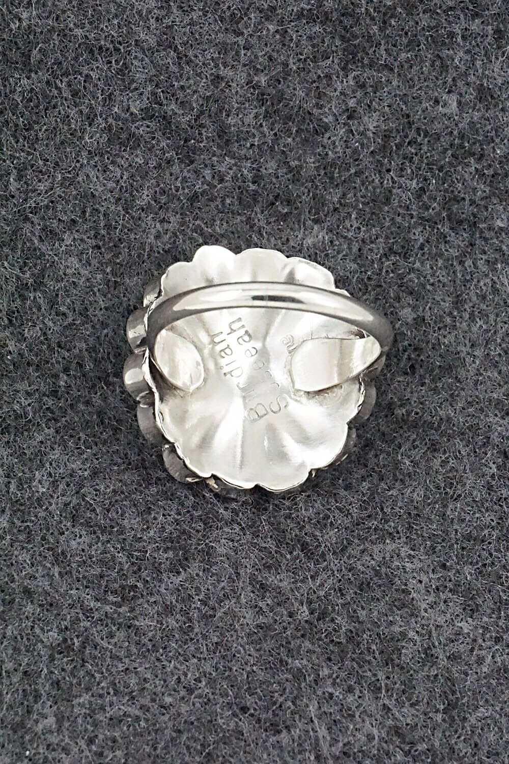 Multi-Stone & Sterling Silver Ring - Burdian Soseeah - Size 8