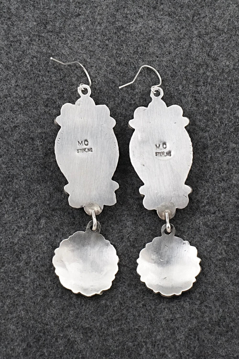 Turquoise & Sterling Silver Earrings - Michael Calladitto