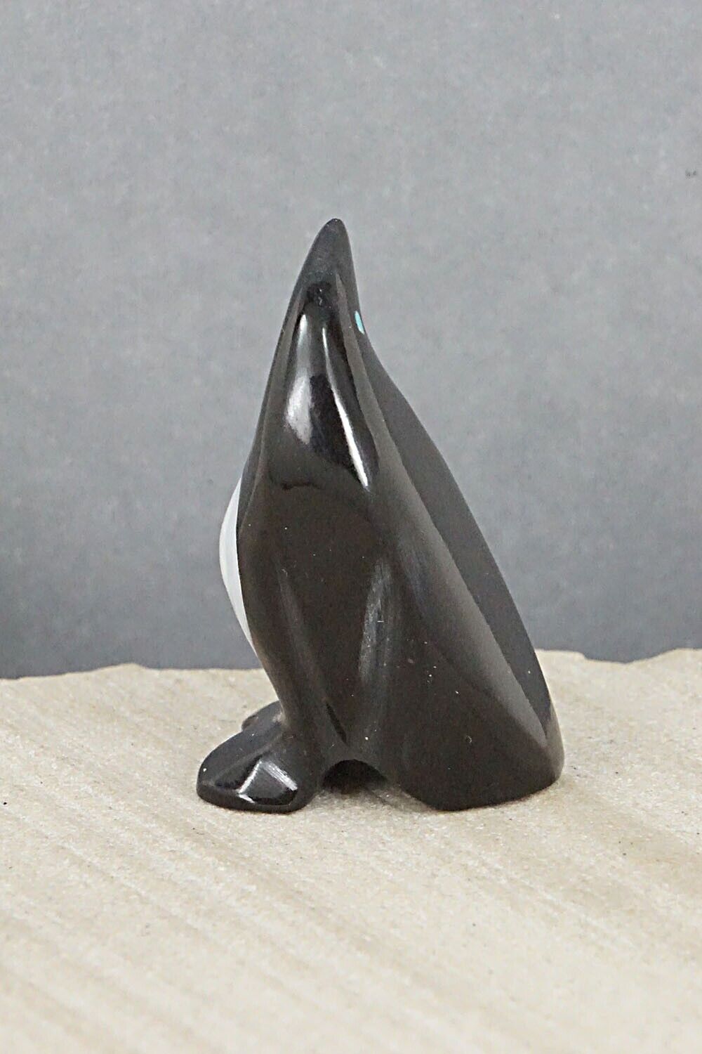 Penguin Zuni Fetish Carving - Calvert Bowannie