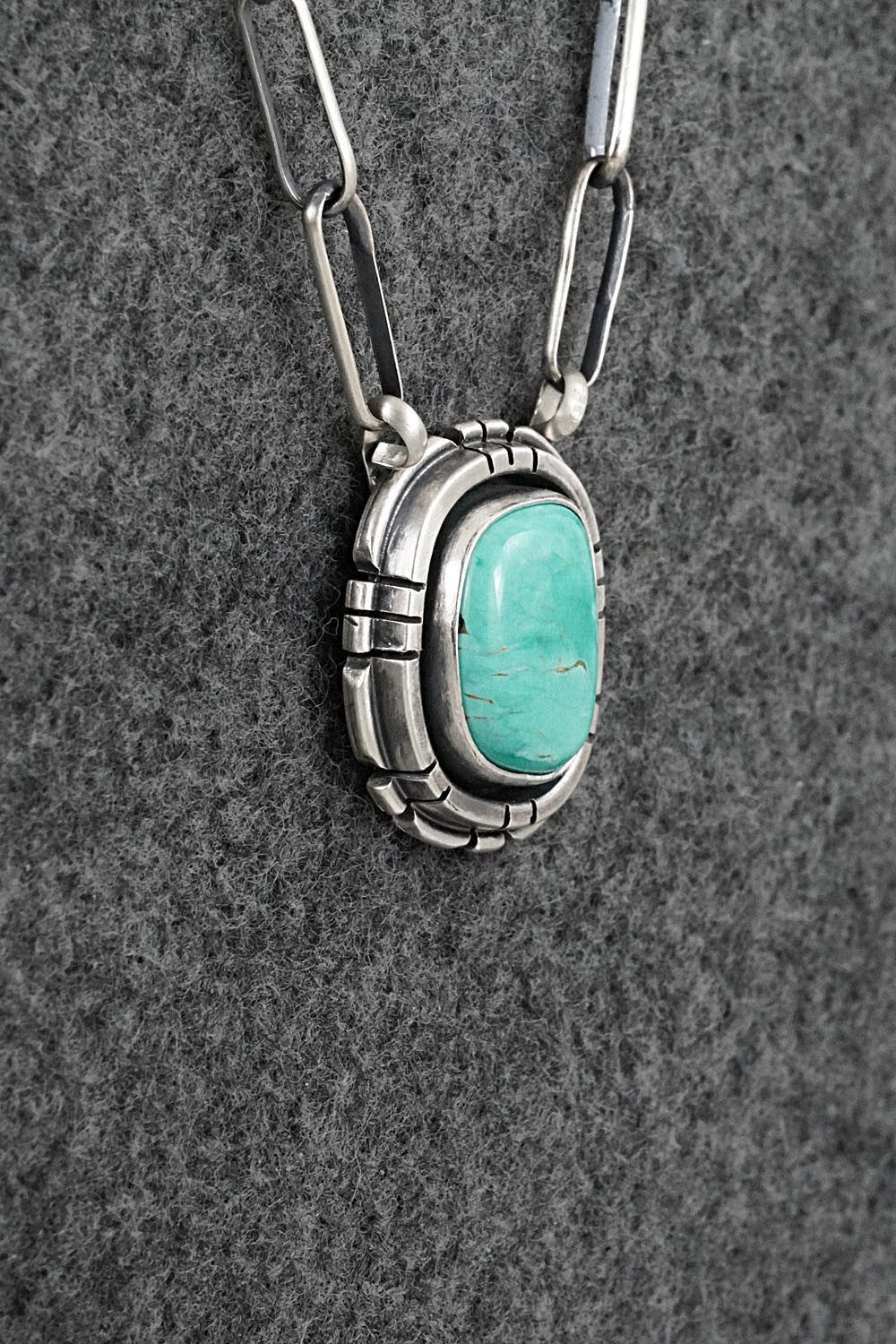 Turquoise & Sterling Silver Necklace - Daniel Benally