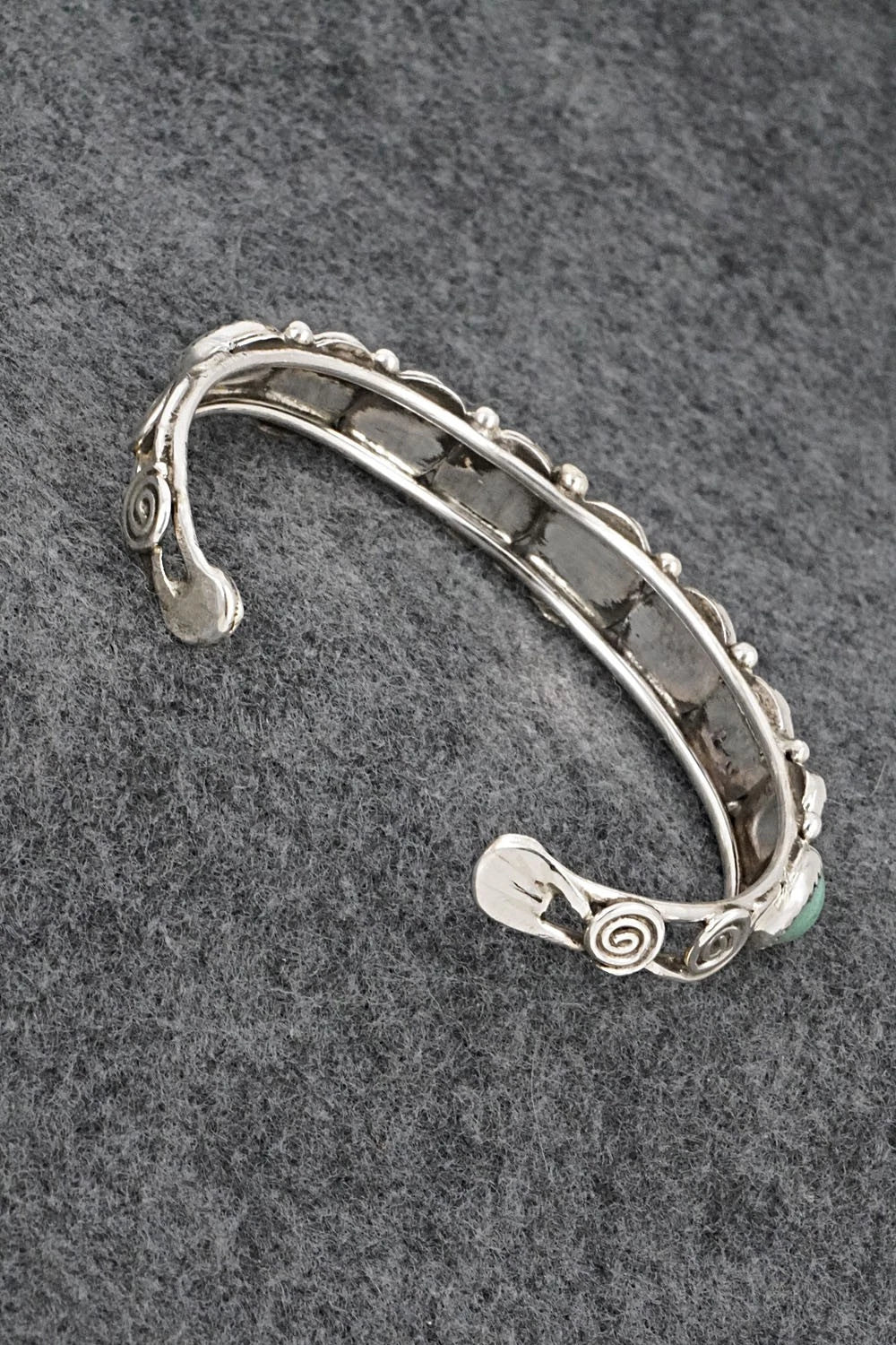 Turquoise & Sterling Silver Bracelet - Priscilla Reeder