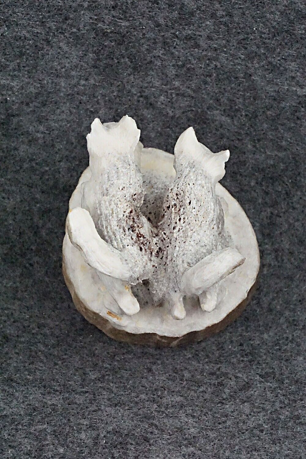 Wolf Zuni Fetish Carving - Lewis Malie Jr.