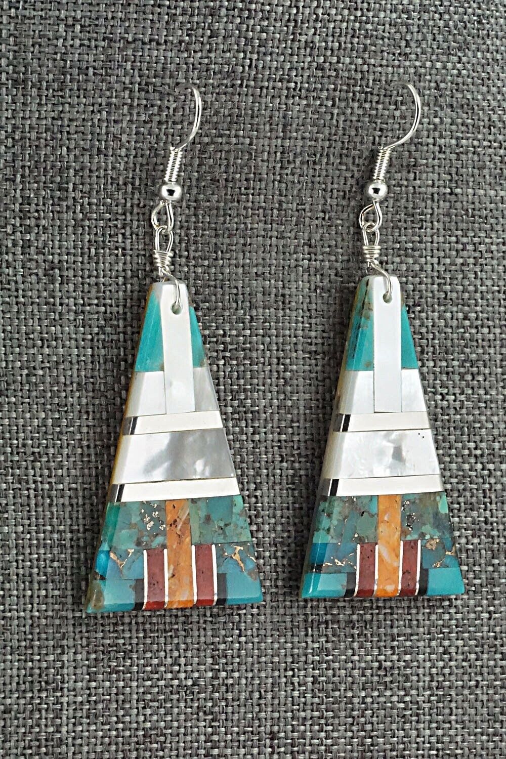 Multi-Stone & Sterling Silver Earrings - Daniel Coriz