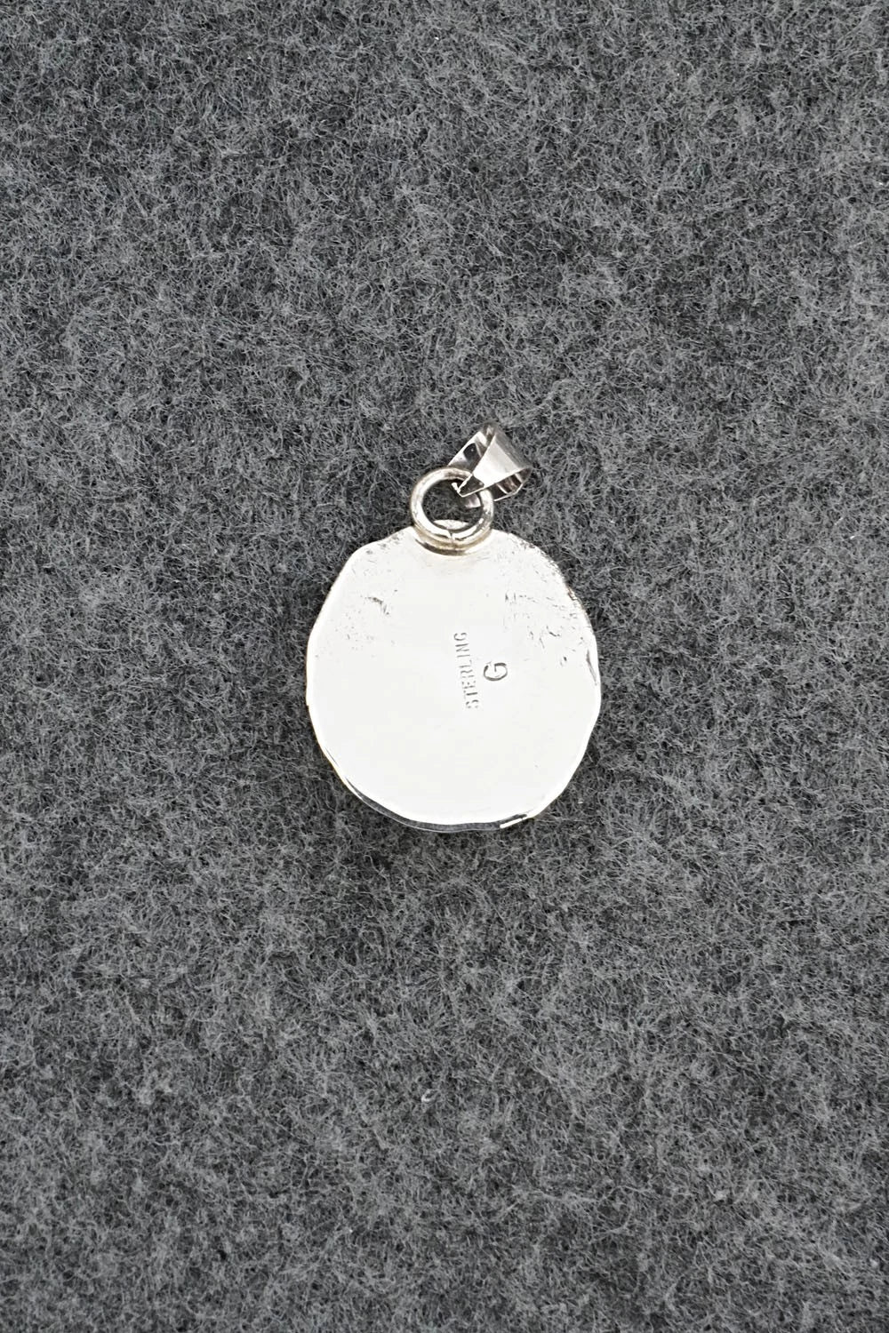 Turquoise and Sterling Silver Pendant - Gene Martinez