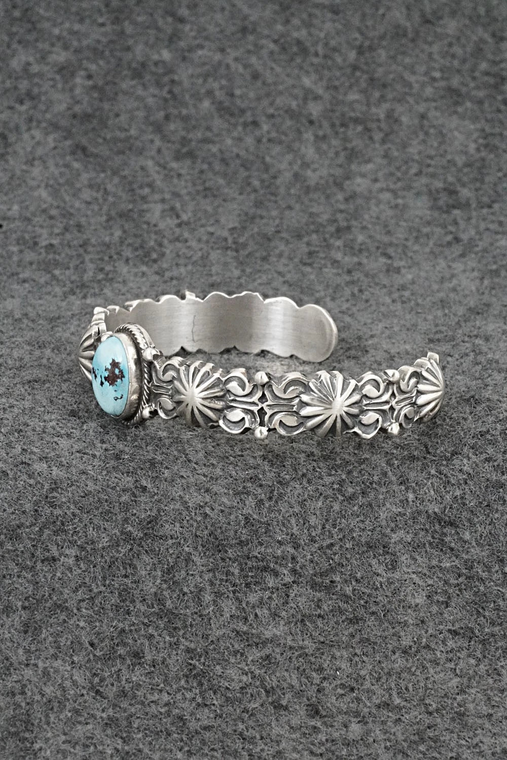 Turquoise & Sterling Silver Bracelet - Thomas Yazzie