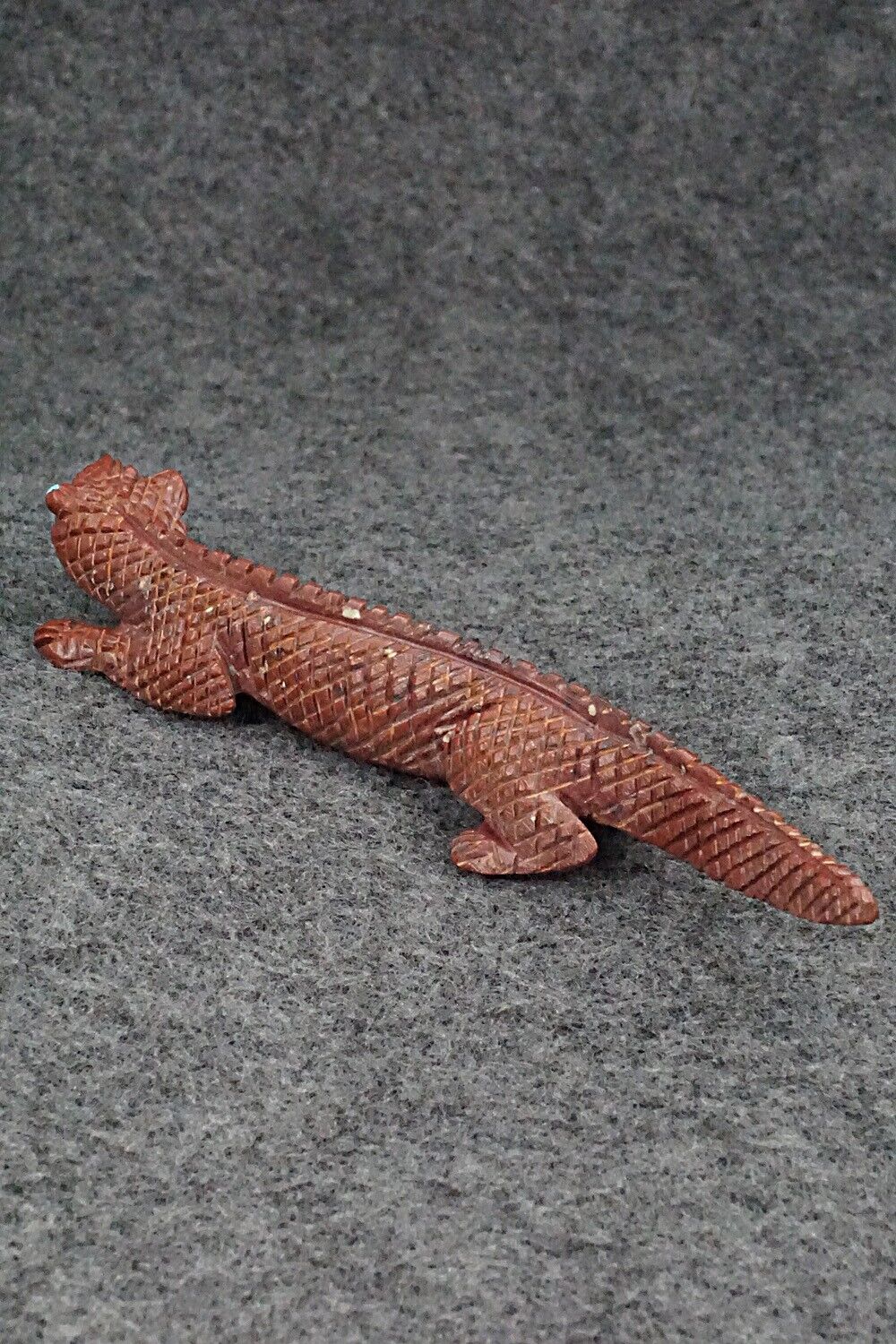 Lizard Zuni Fetish Carving - Lance Cheama