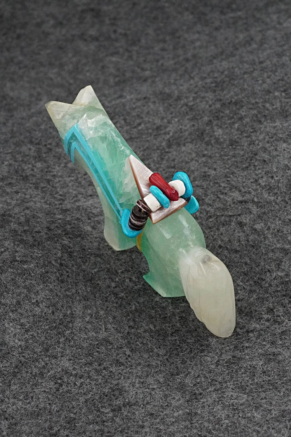 Horse Zuni Fetish Carving - Rodney Laiwakete