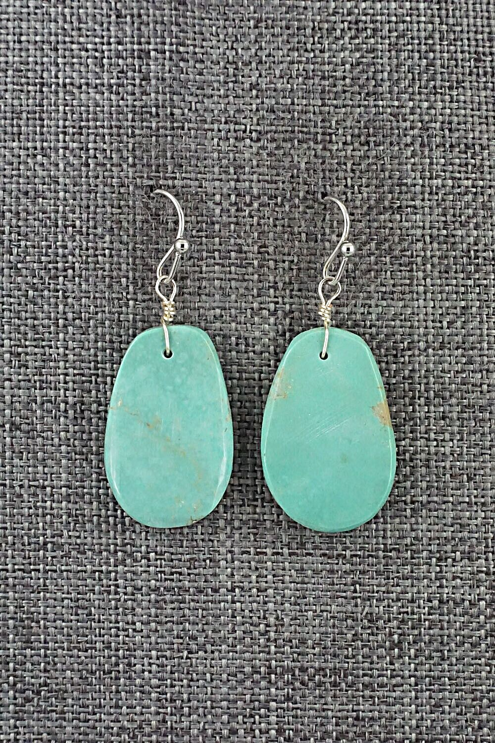 Turquoise & Sterling Silver Earrings - Joe Garcia