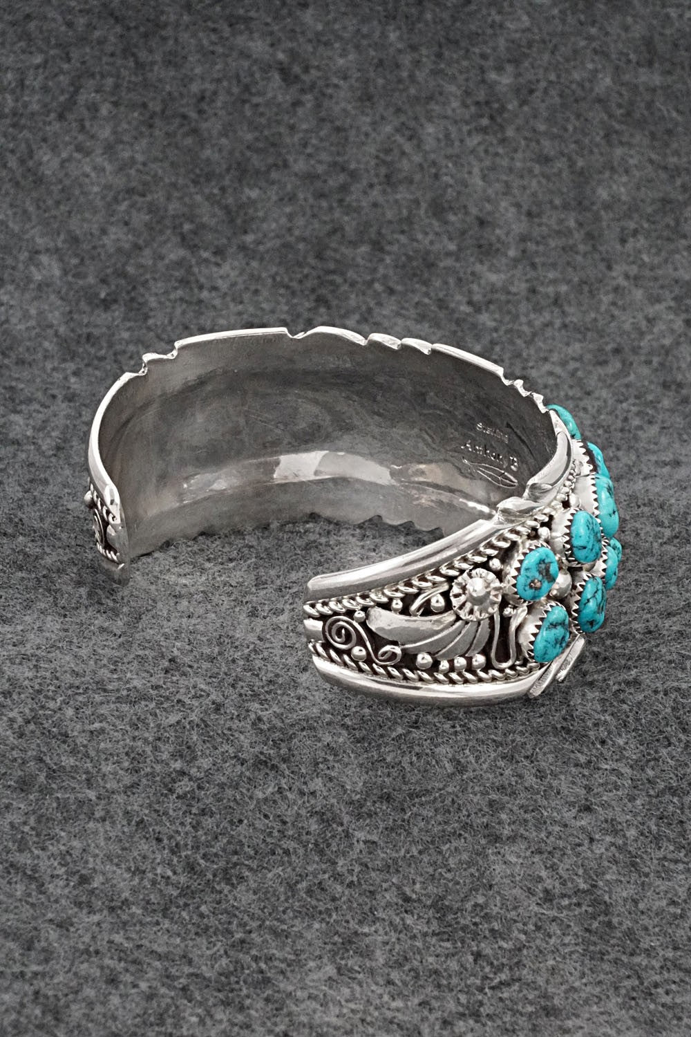 Turquoise & Sterling Silver Bracelet - Anthony Brown