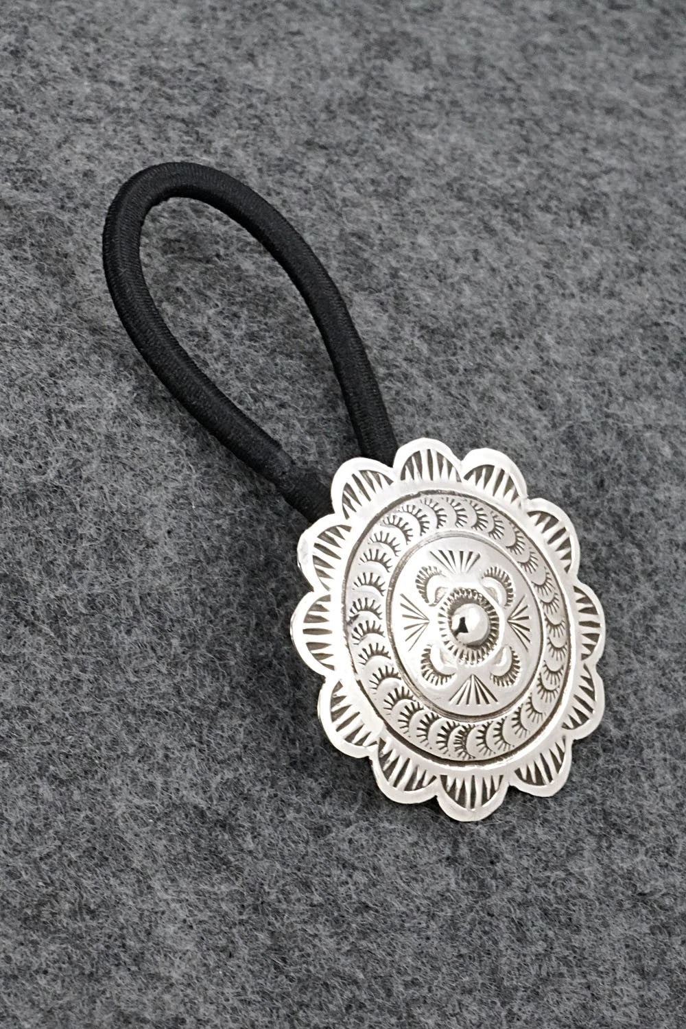 Sterling Silver Hair Tie - Bertha Begay