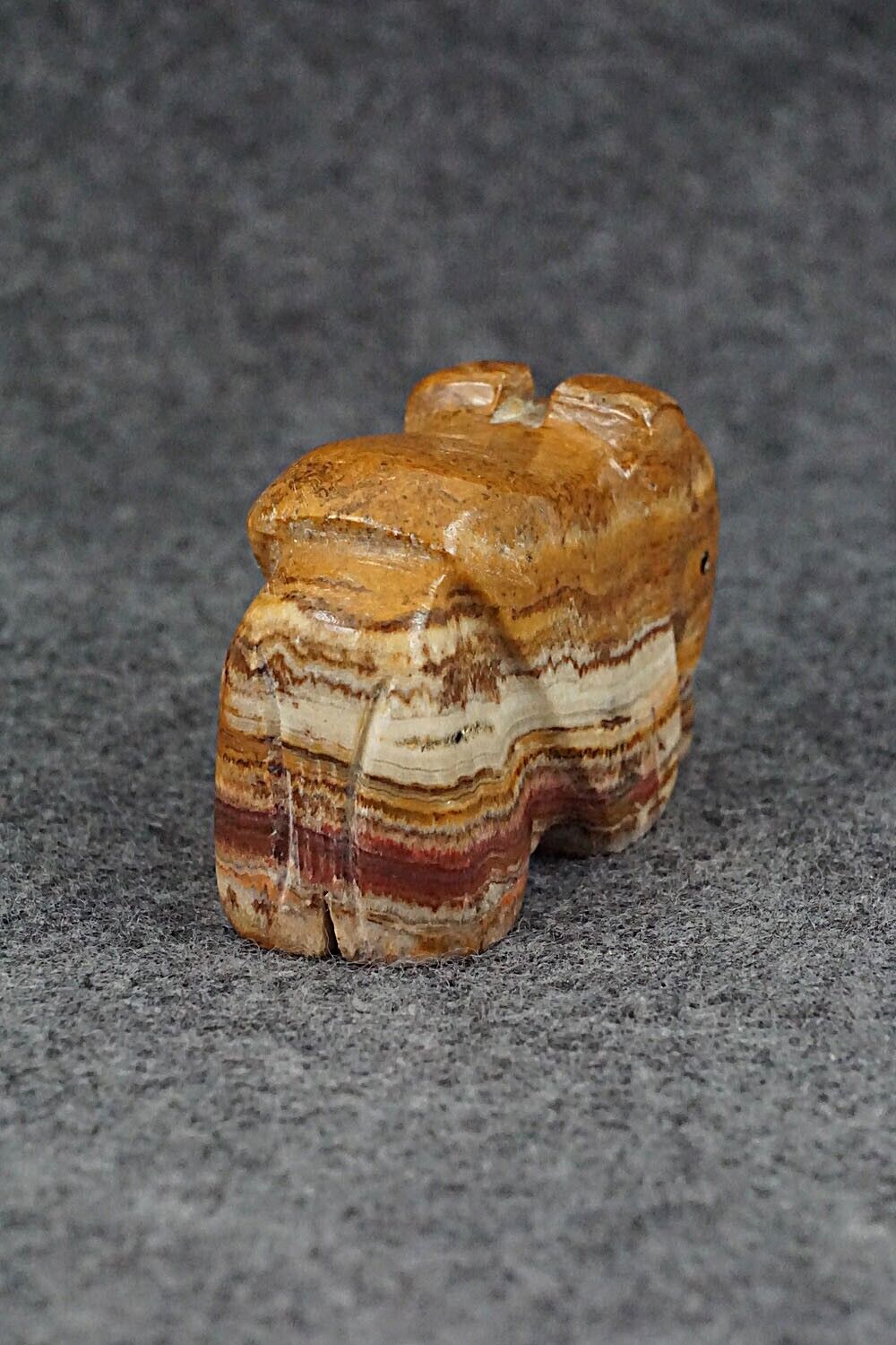 Buffalo Zuni Fetish Carving - Danny Lonjose