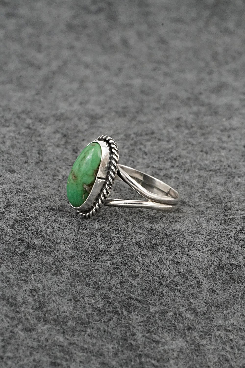 Turquoise & Sterling Silver Ring - Rosemary Saunders - Size 7