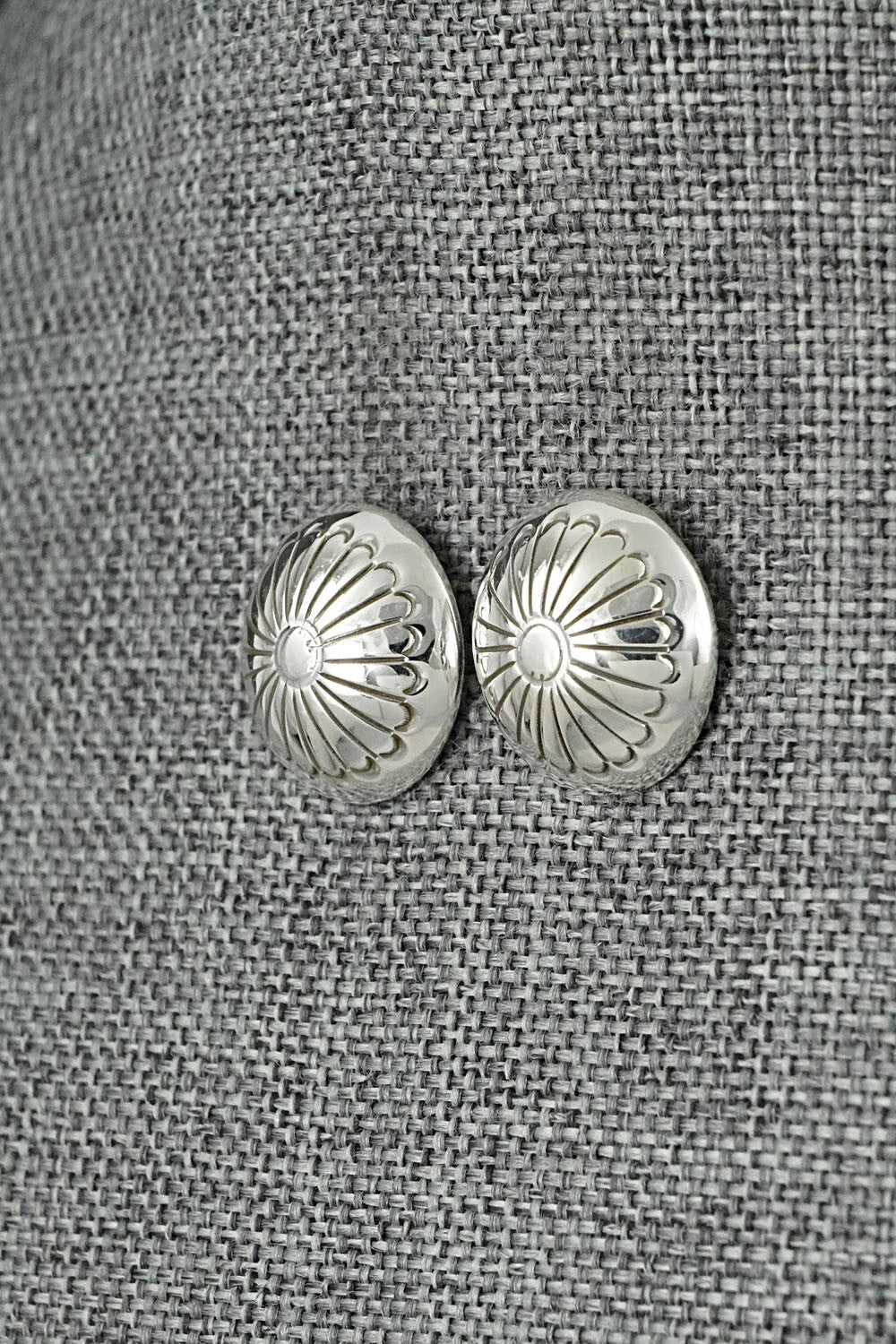 Sterling Silver Earrings - Marie Yazzie