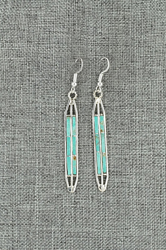 Turquoise & Sterling Silver Earrings - Andrew Enrico