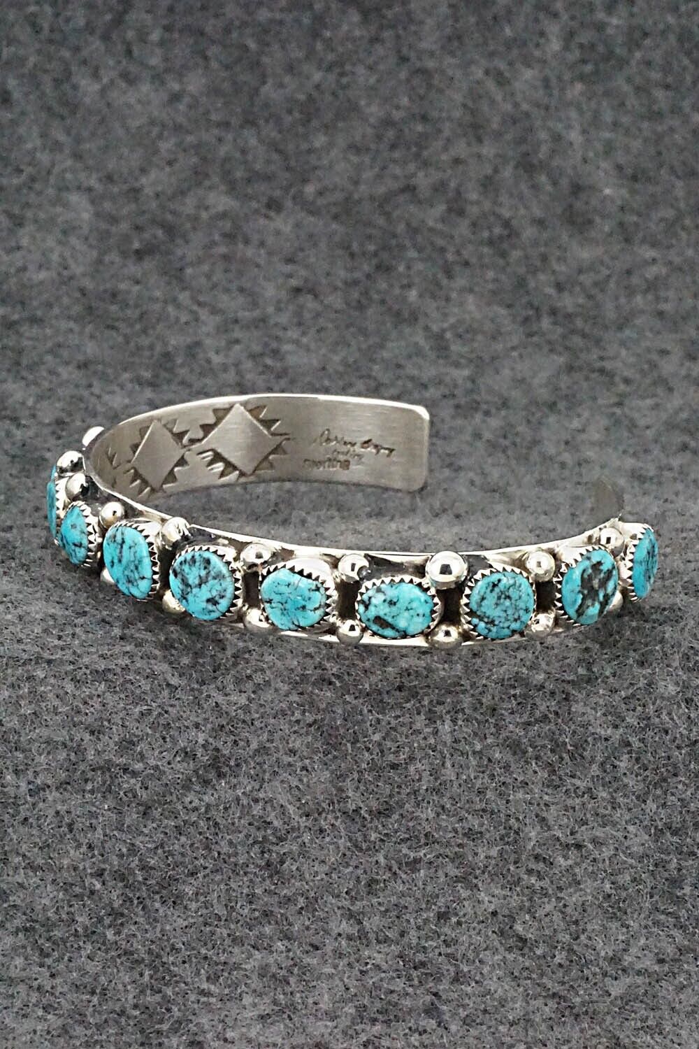 Turquoise & Sterling Silver Bracelet - Darlene Begay